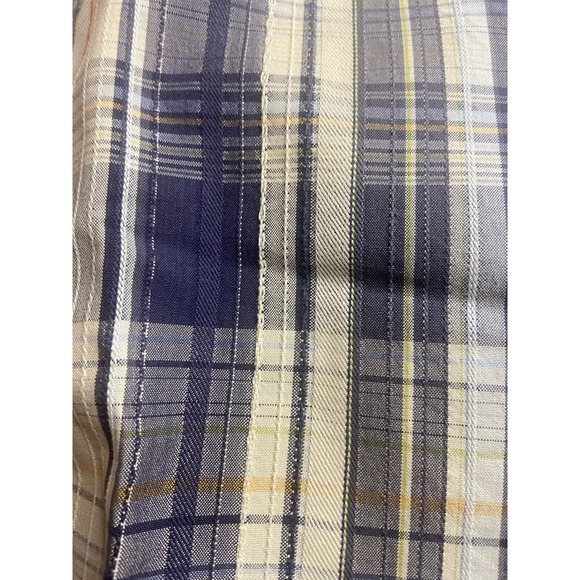 Men's‎ Tommy Bahama Blue Plaid Relaxed Textured Silk Blend Golf Shorts- Size 38 - Picture 7 of 13